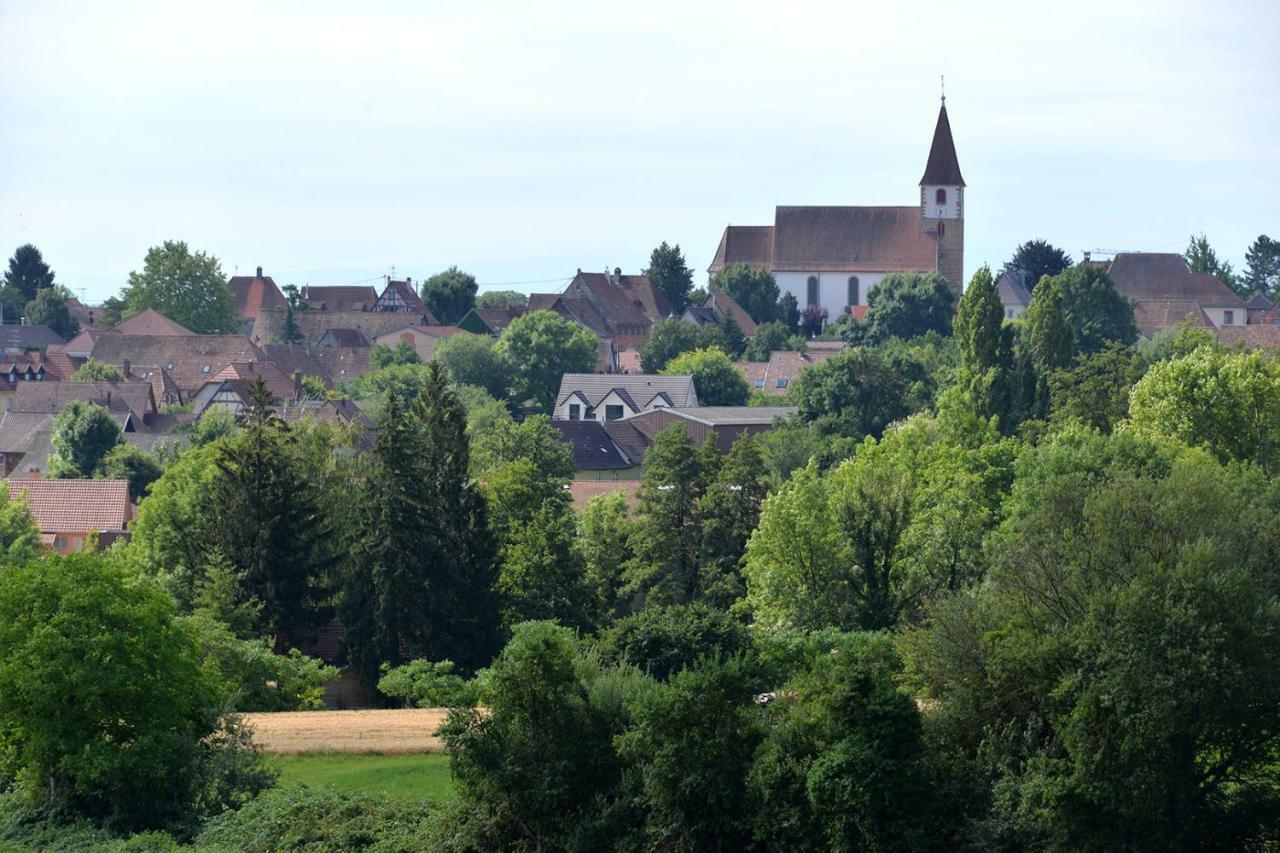 Gite Aux Deux Clochers Zimmersheim Eksteriør bilde